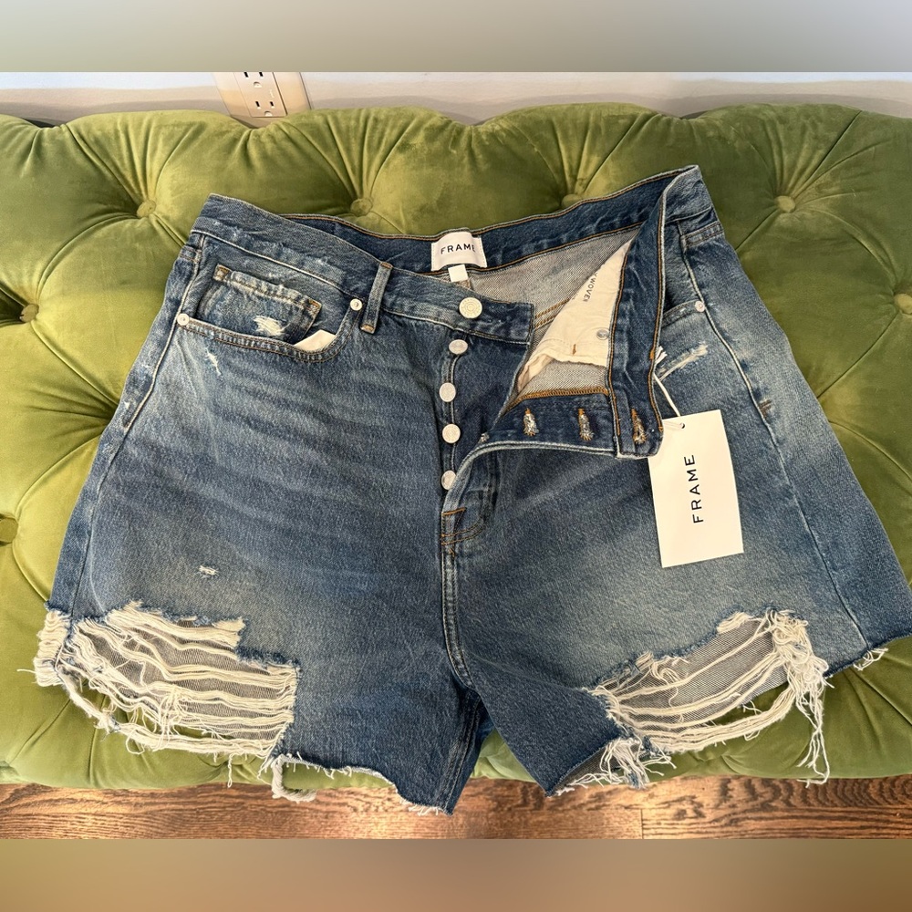 Frame high-rise vintage shorts NWT